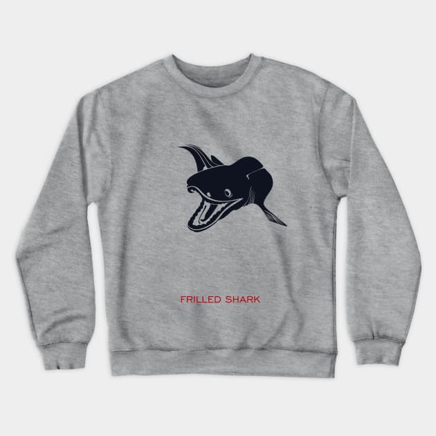 Frilled shark Crewneck Sweatshirt by masha